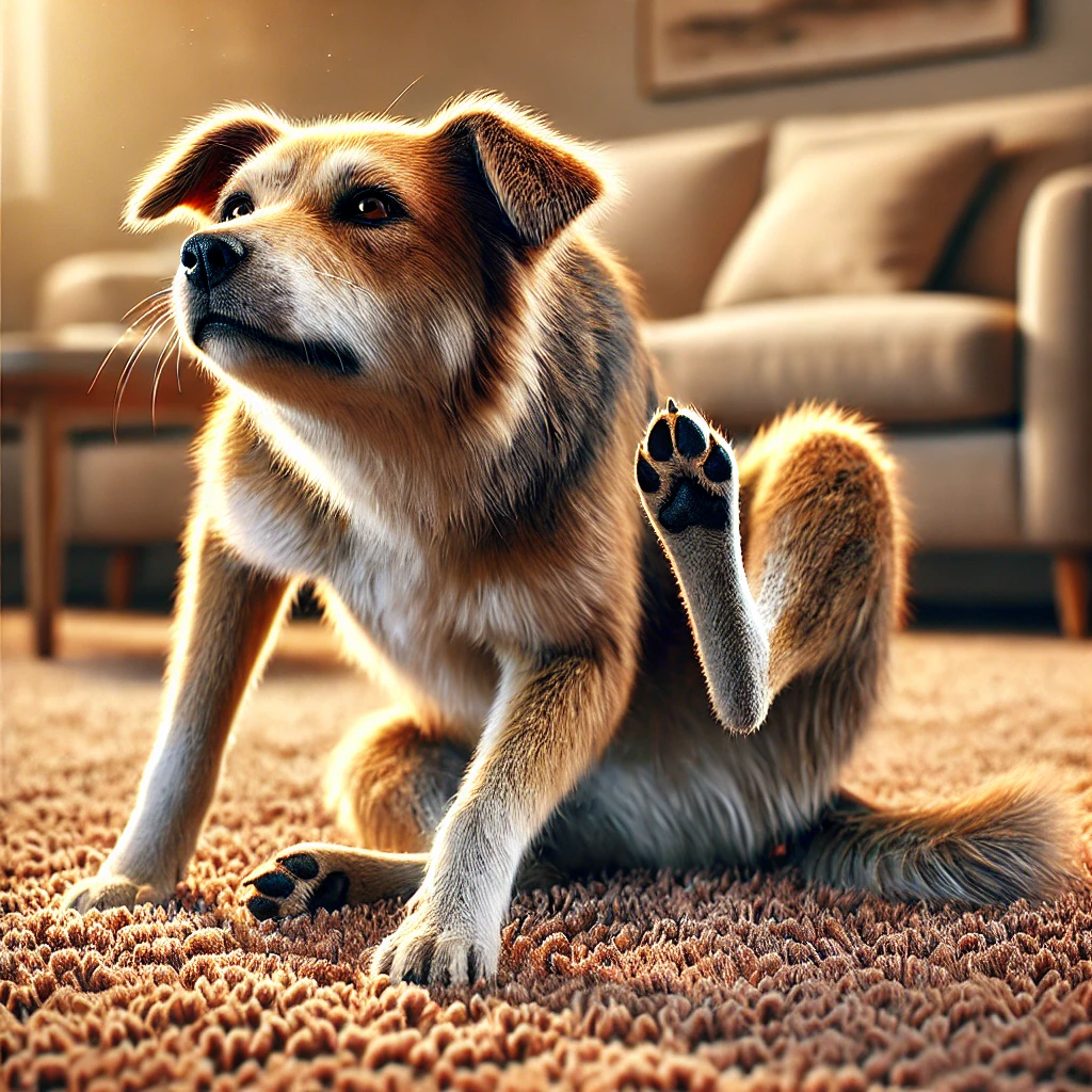 Mon chien se gratte beaucoup