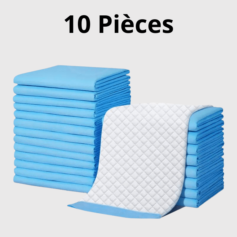 Alese proprete pour chien 10pcs bleu