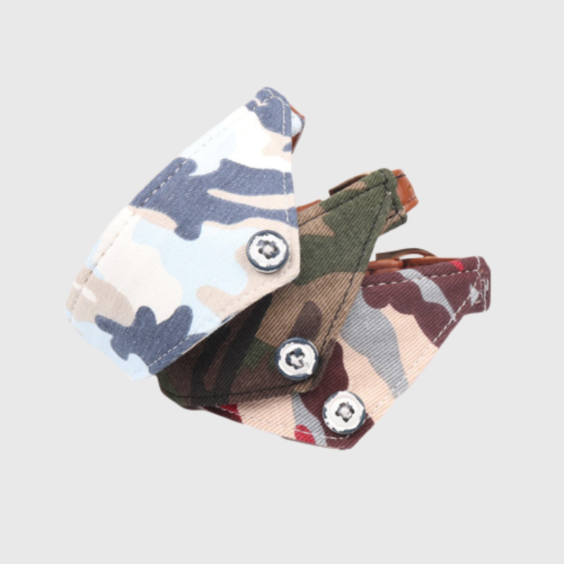Bandana militaire pour chien 3 modeles