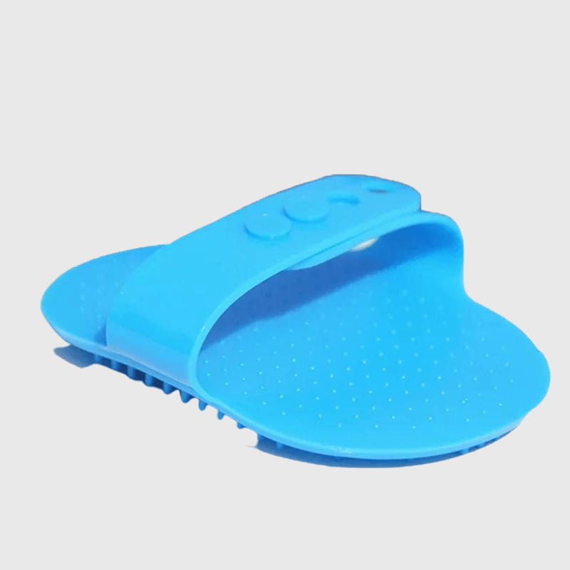 Brosse pour chien ronde noir dessus