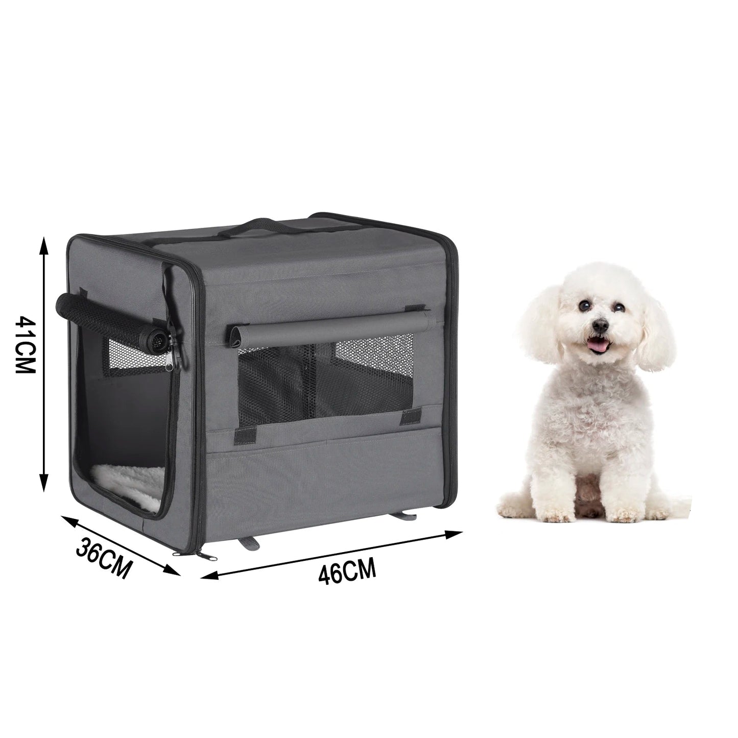 Cage Chien de Transport taille caniche