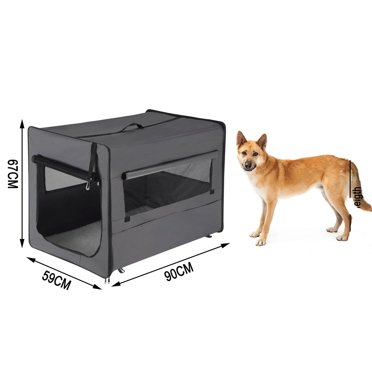 Cage Chien de Transport taille malinois