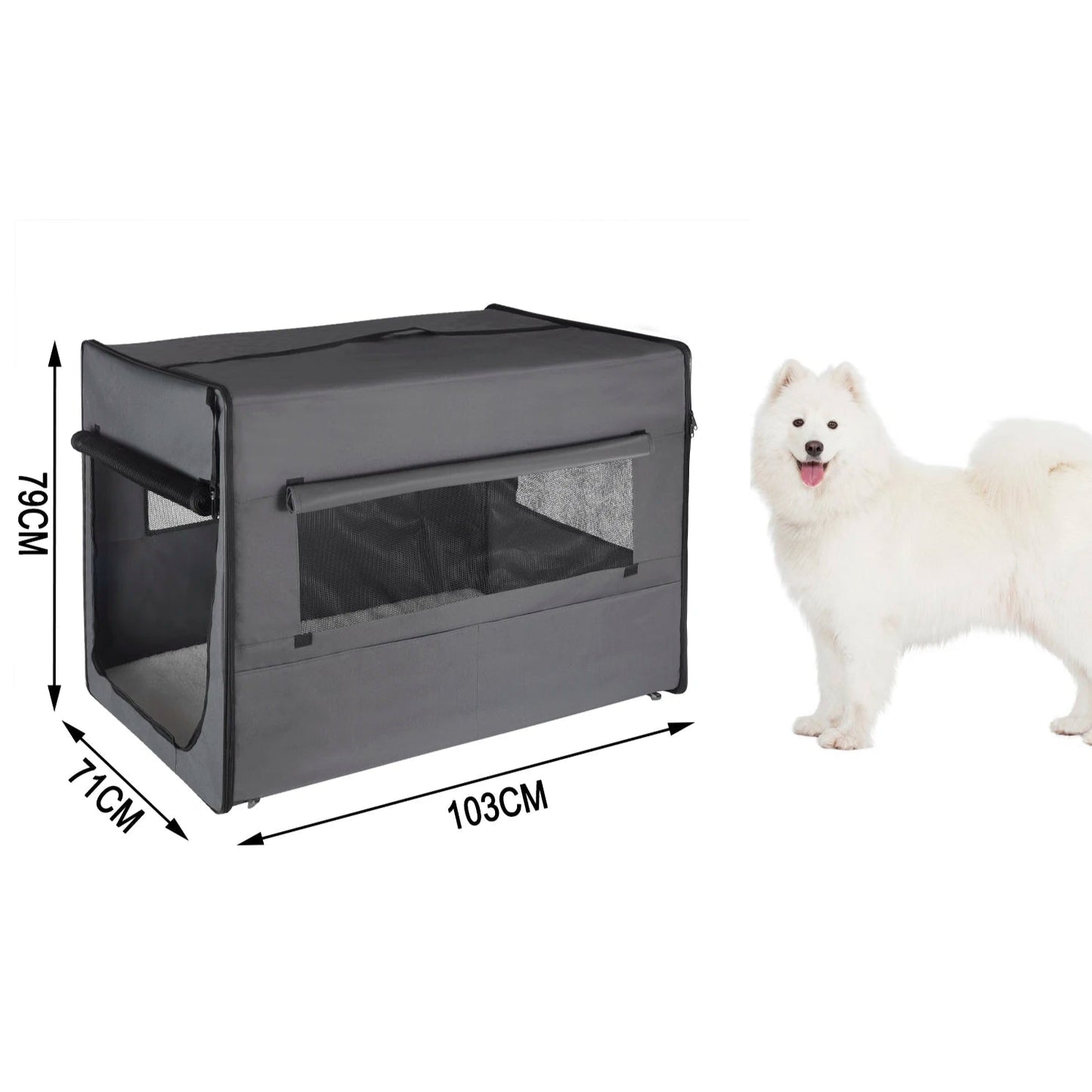 Cage Chien de Transport taille samoyède
