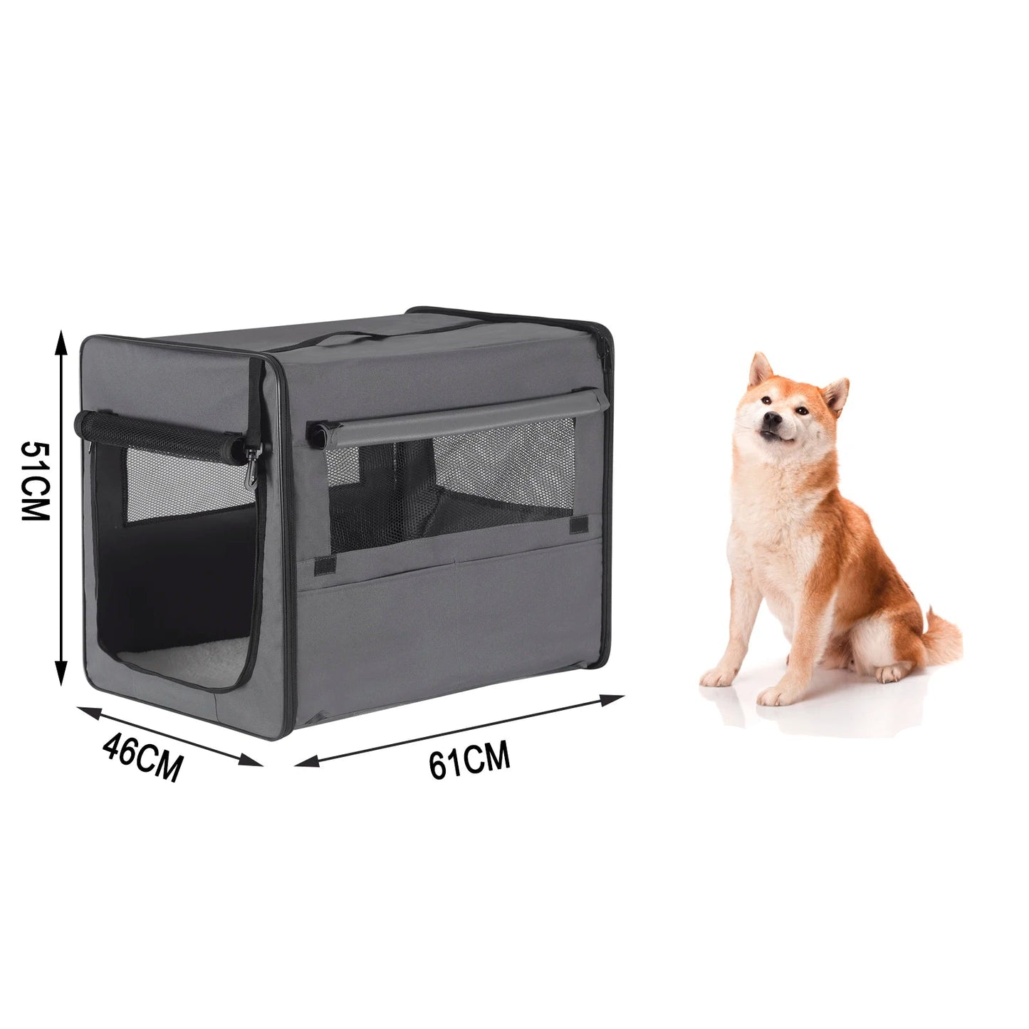 Cage Chien de Transport taille shiba inu