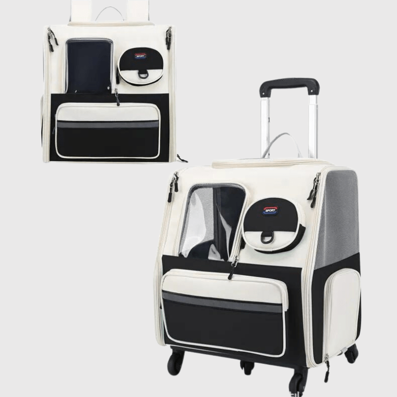 Caisse de transport à roulette pour chien malinois