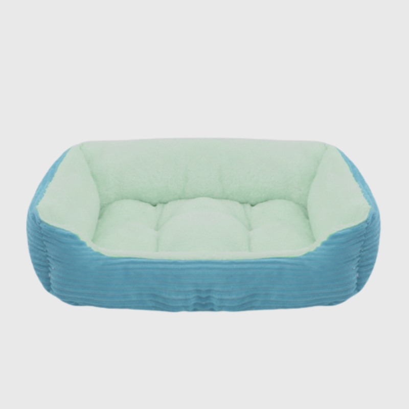 Canape lit pour chien bleu
