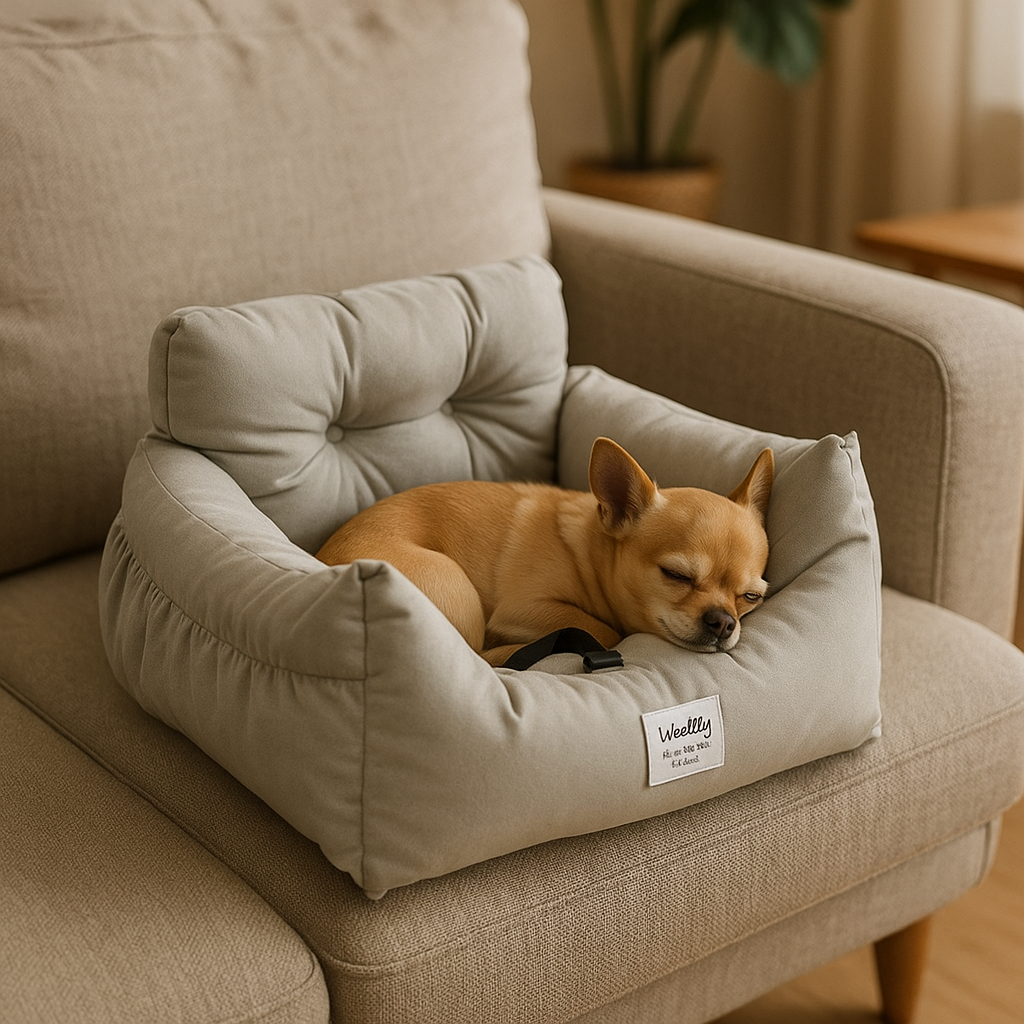 Canapé pour petit chien avec chihuahua