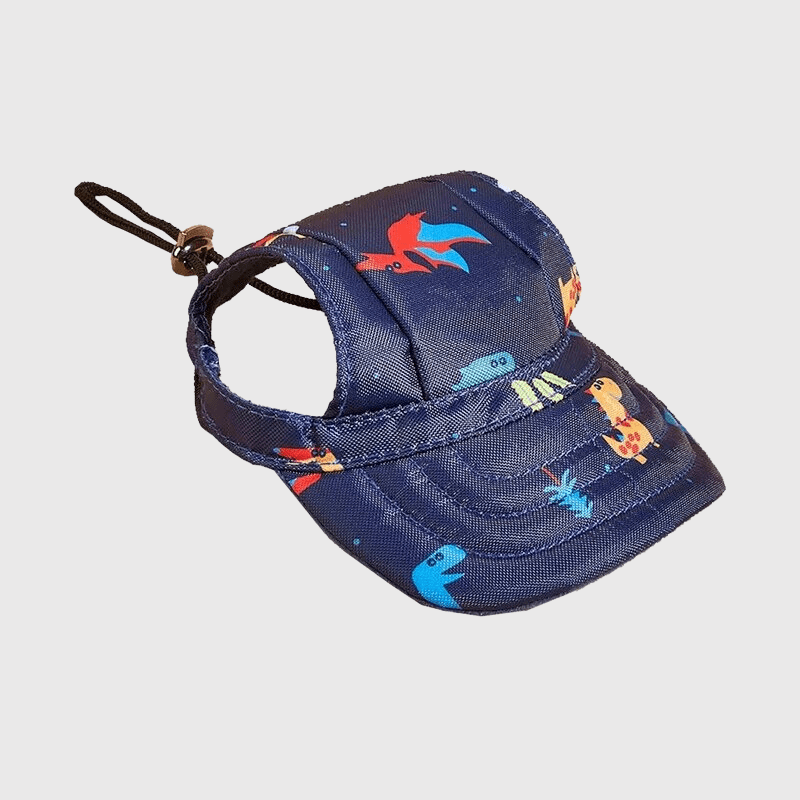 Casquette pour chien anti-soleil bleu