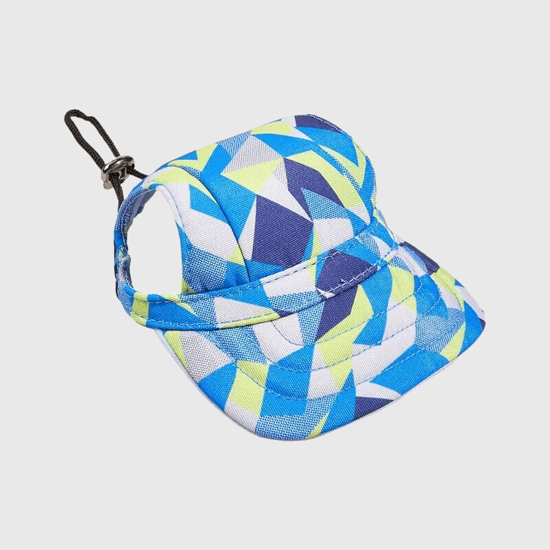 Casquette pour chien anti-soleil rose ou bleu bleu