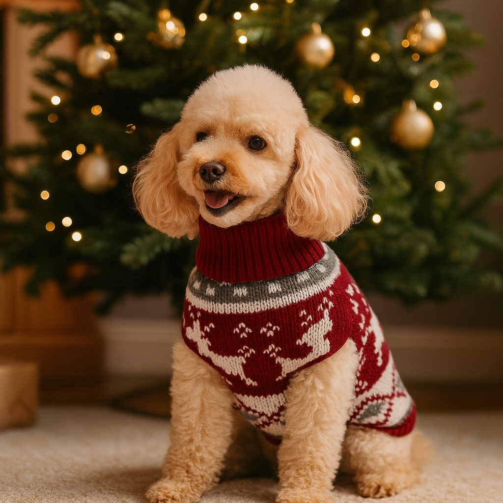 Pull de Noël pour chien