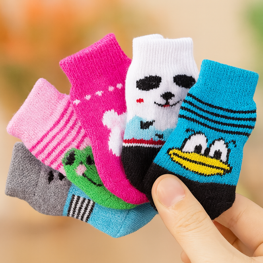 Chaussette antidérapante pour vieux chien