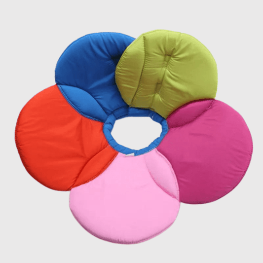 Collerette pour chien en forme de fleur Multicolore modele