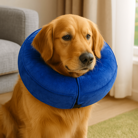 Collerette pour chien gonflable labrador