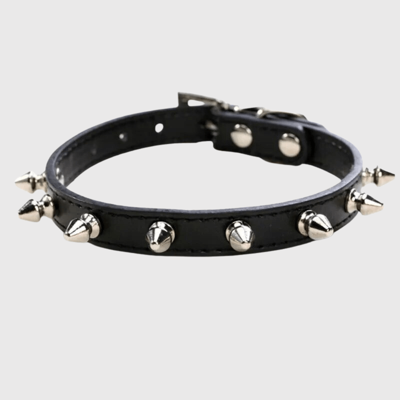 Collier à pique pour chien noir