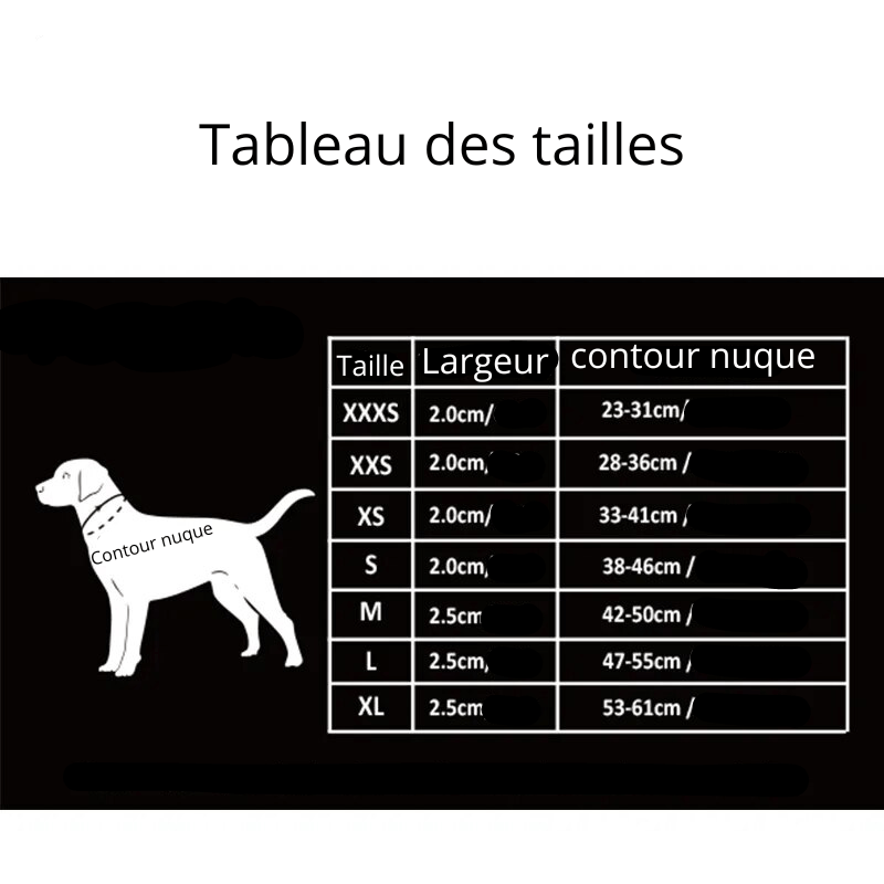 Collier waterproof True Love taille