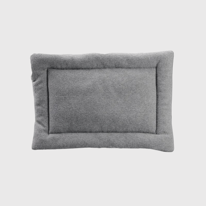 Coussin chaud pour chien gris