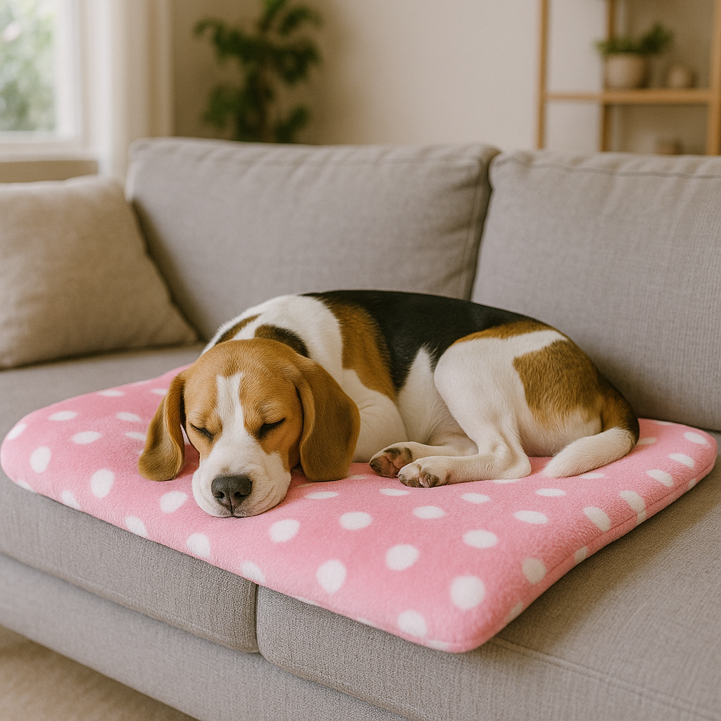 Coussin chien pour canapé doux