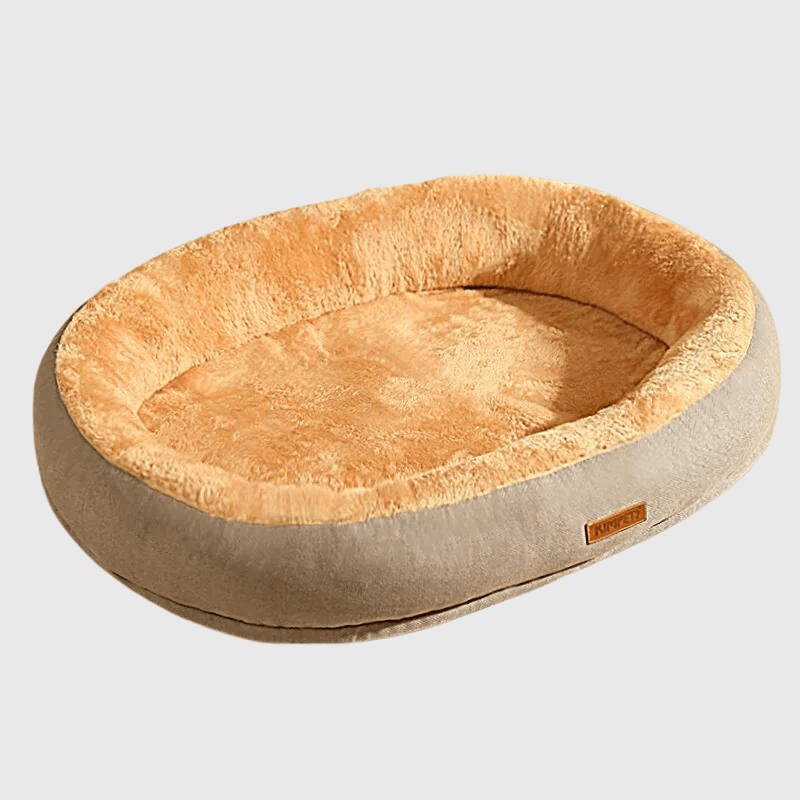 Coussin douillet pour chien gris