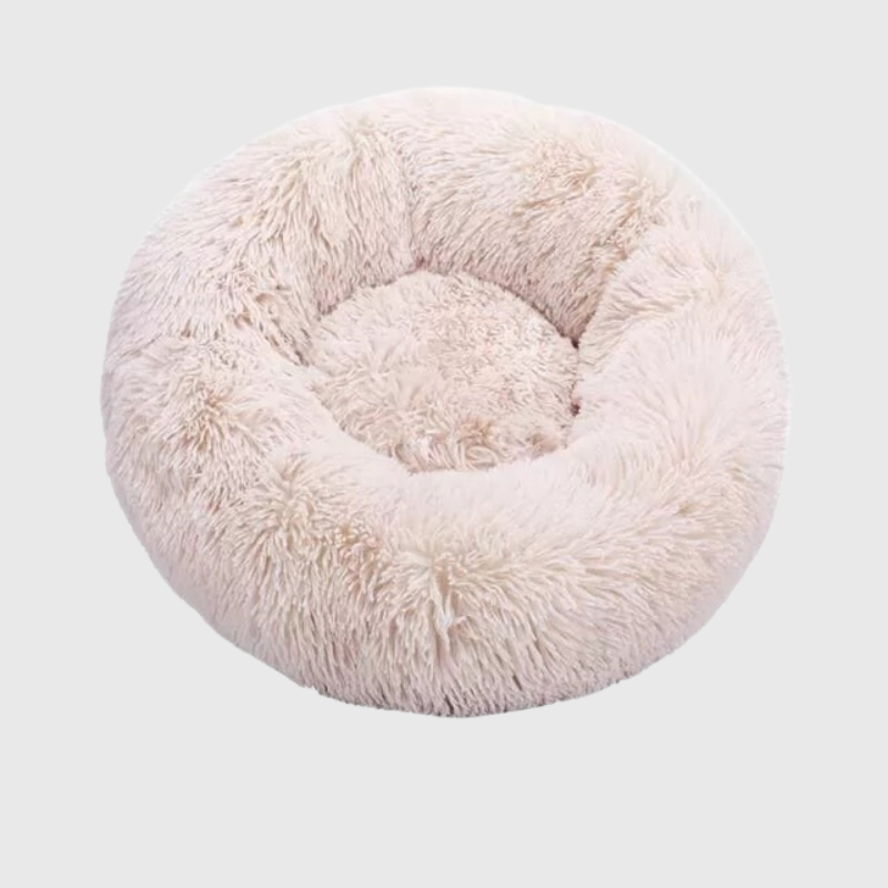 Coussin orthopedique pour chien blanc