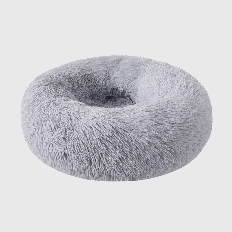 Coussin orthopedique pour chien gris