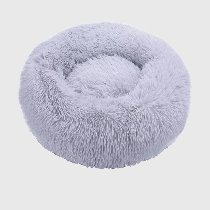 Coussin orthopedique pour chien gris clair