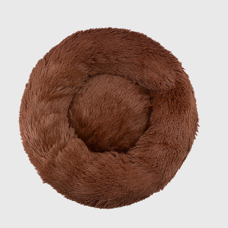 Coussin orthopedique pour chien marron