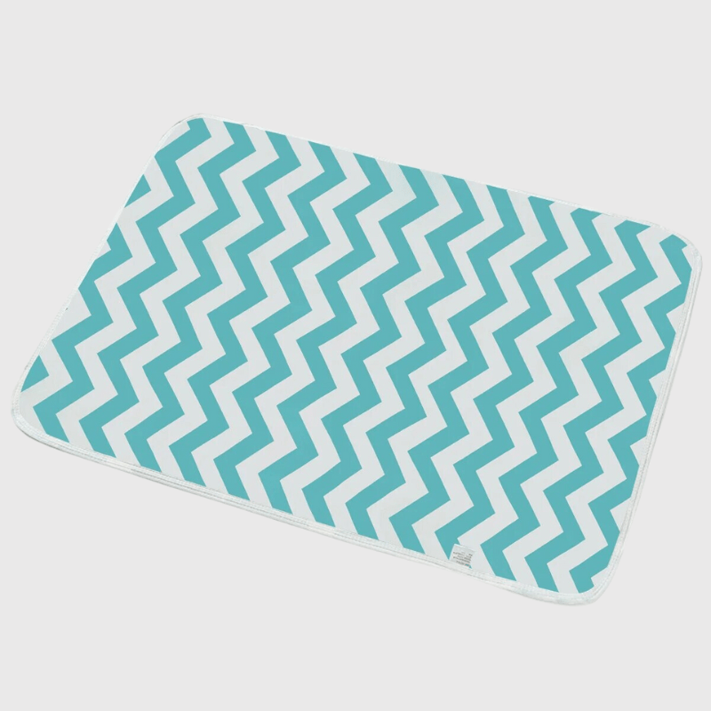 Coussin pour chien lavable bleu trait