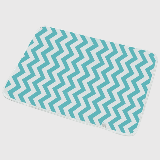 Coussin pour chien lavable bleu trait