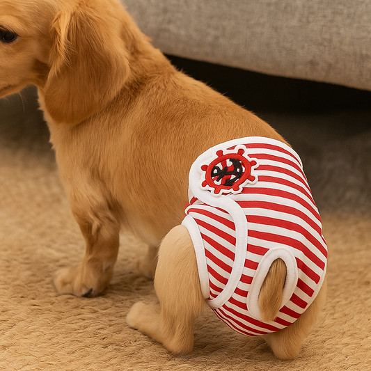 Culotte pratique pour chien caniche