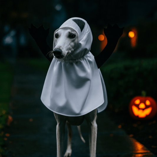 Deguisement halloween chien fantome