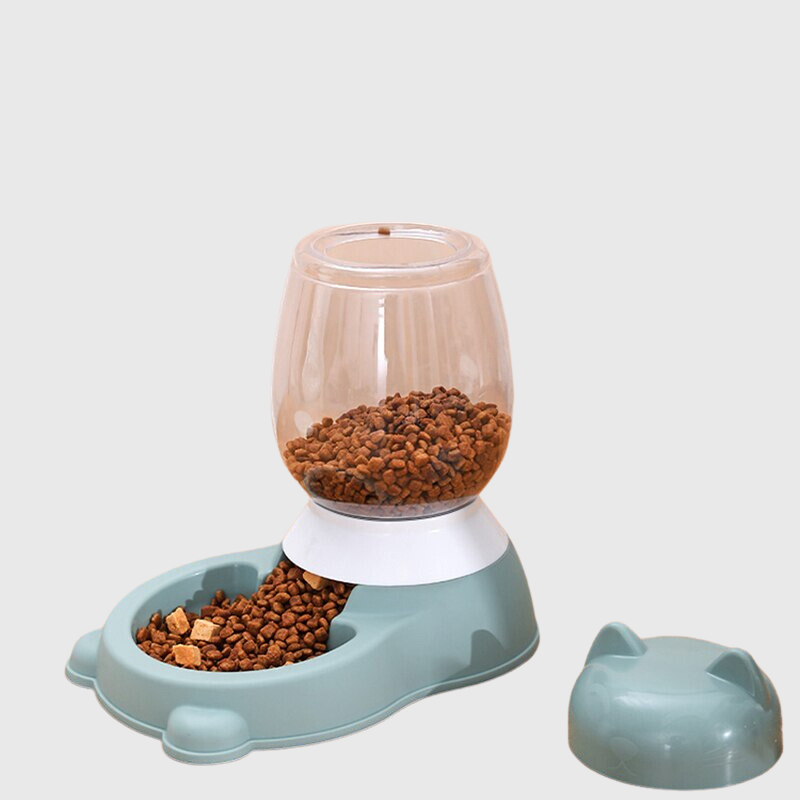 Distributeur de croquettes et d'eau pour chien demonstration de croquette