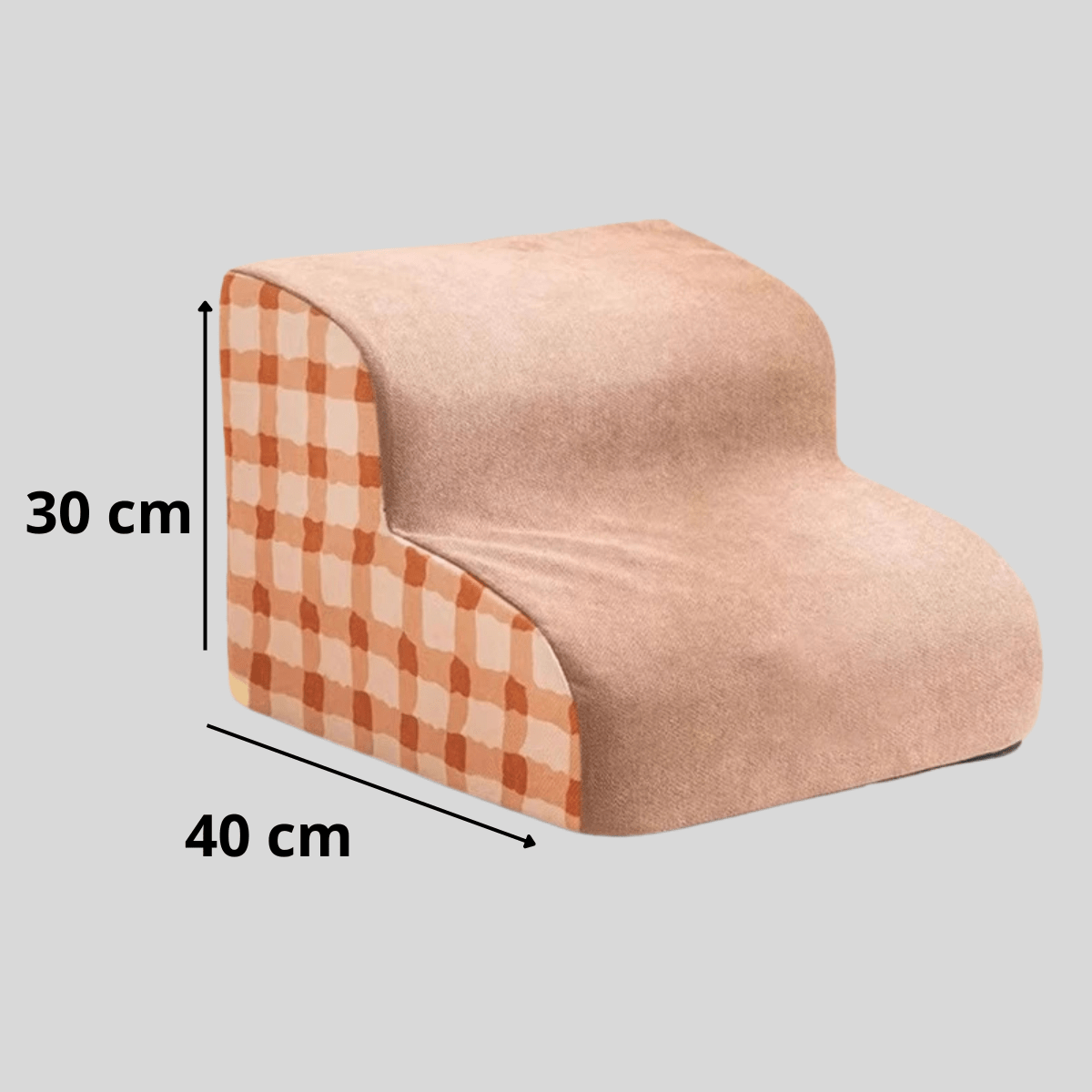 Escalier pour chien age petit a carreaux