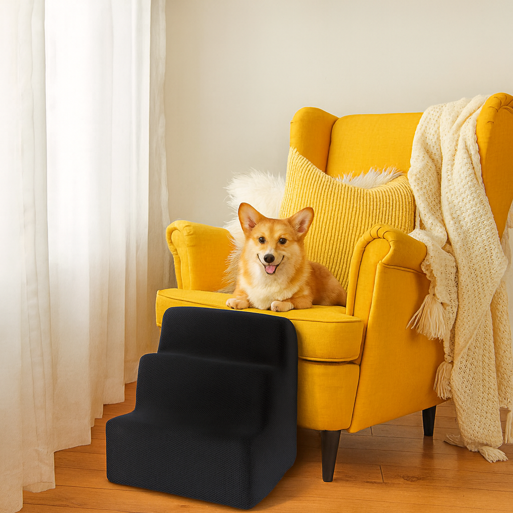 Escalier pour chien dehoussable
