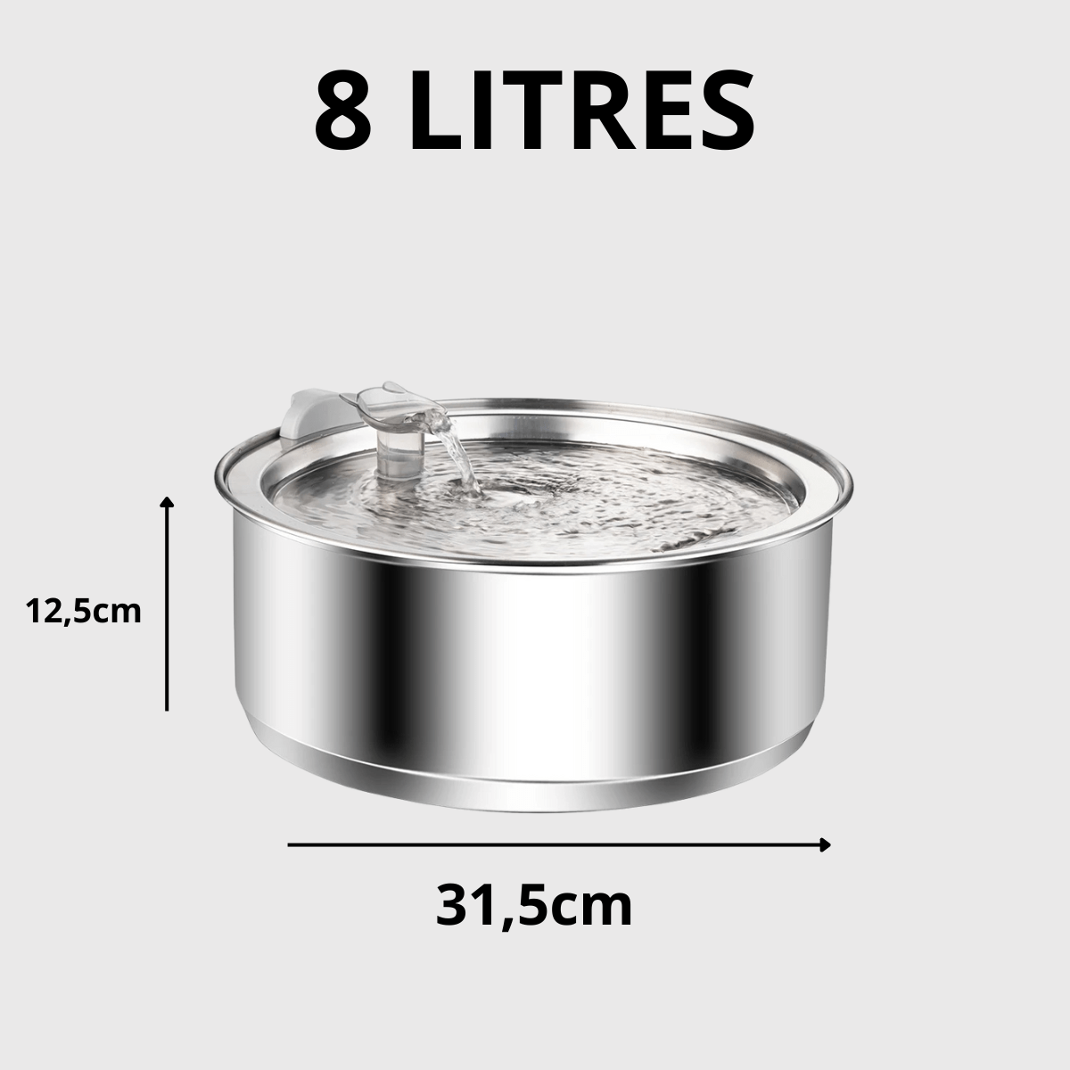 Fontaine a eau chien xxl taille