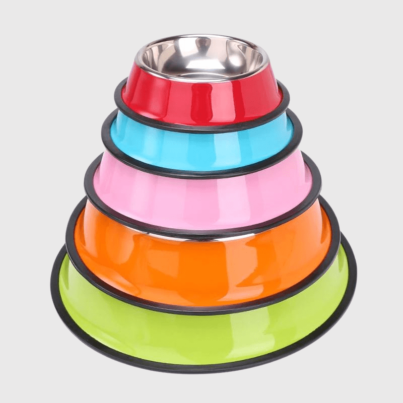 Gamelle chien inox Rose zoom