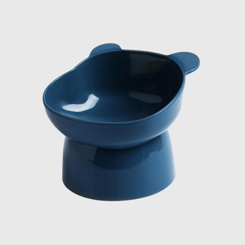 Gamelle chien surélevée Bleu