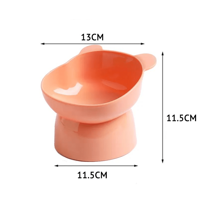 Gamelle chien surélevée Rose pale taille