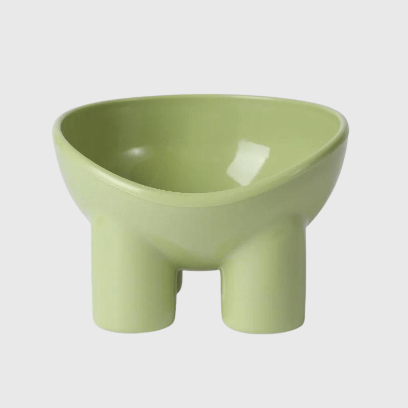 Gamelle chien surélevée vert pale