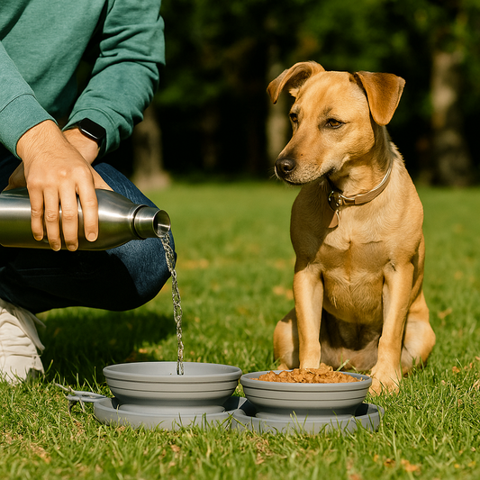 Gamelle de voyage pour chien parc
