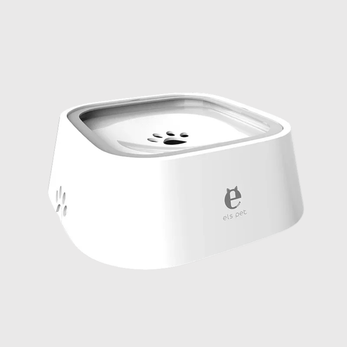 Gamelle eau chien anti bave blanc