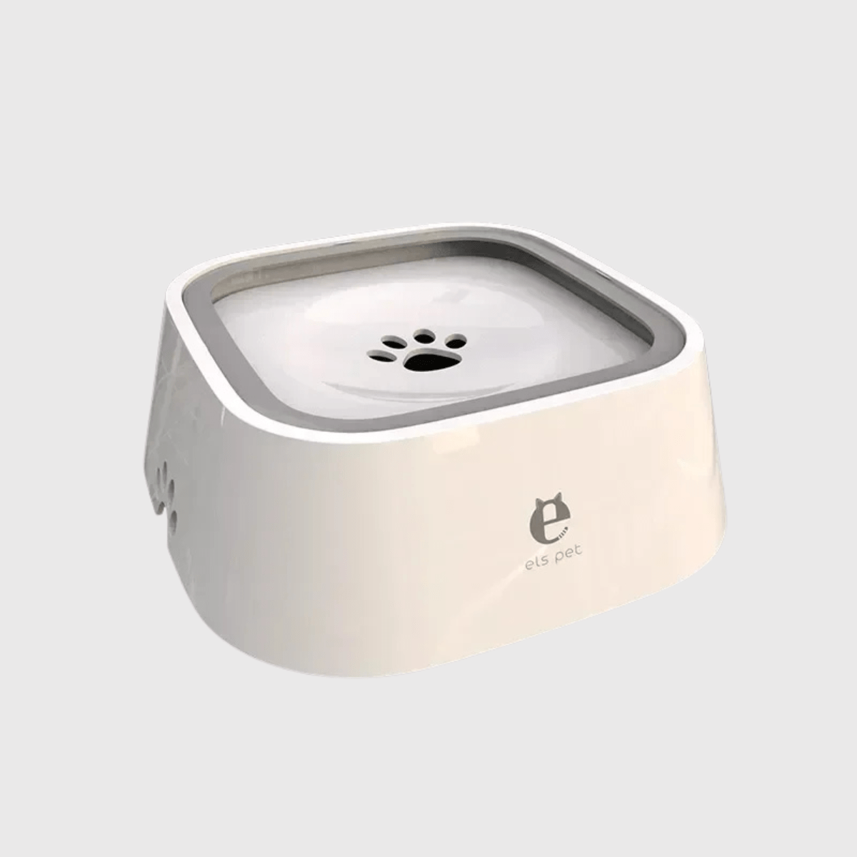 Gamelle eau chien anti bave gris