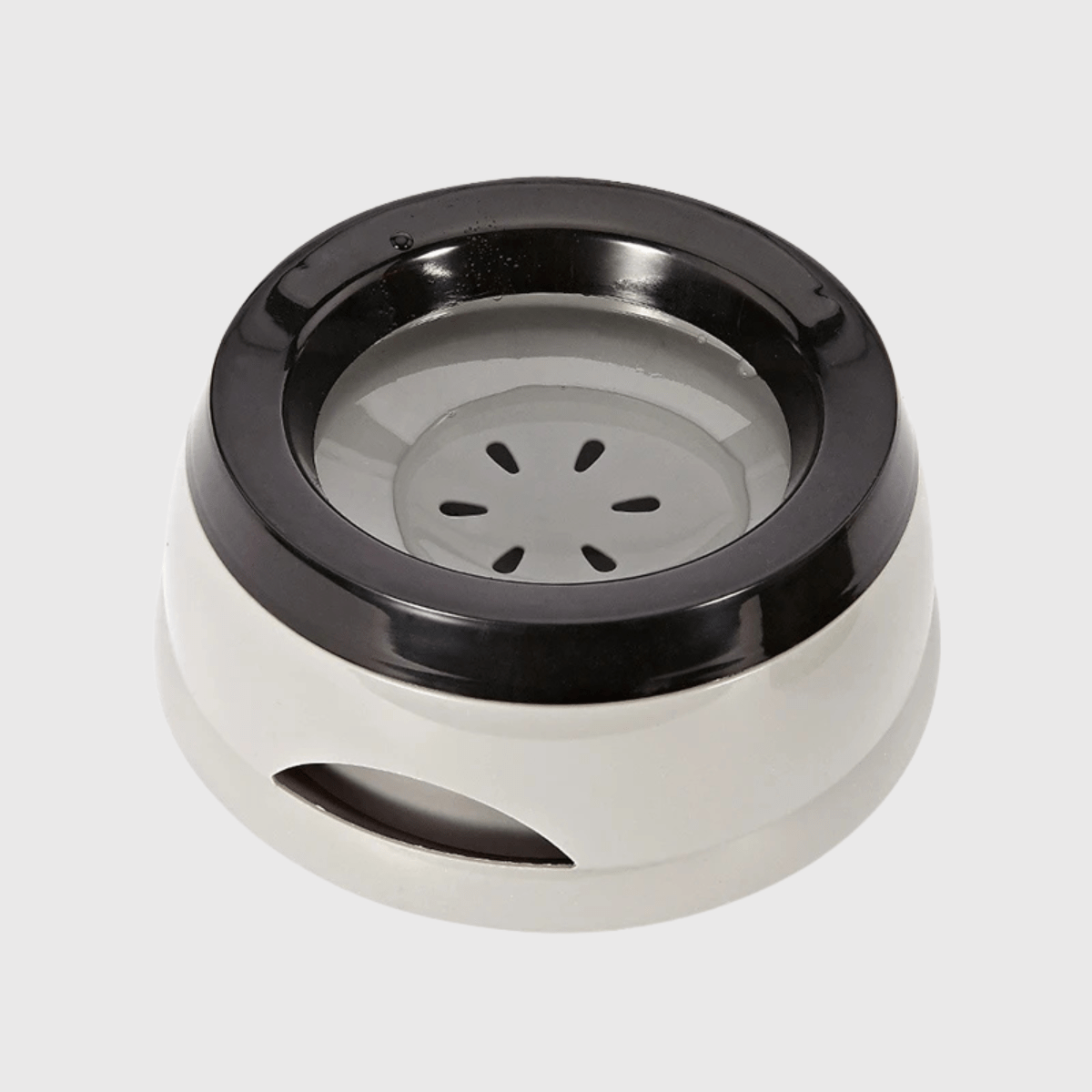 Gamelle eau chien anti eclaboussure gris