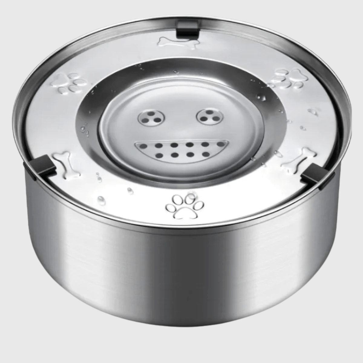 Gamelle eau chien anti renversement acier