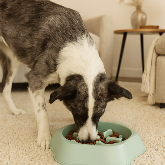 Gamelle pour chien glouton salon