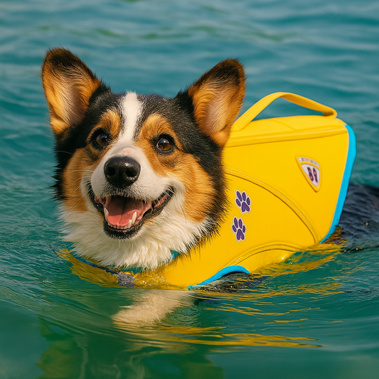 Gilet de baignade pour chien