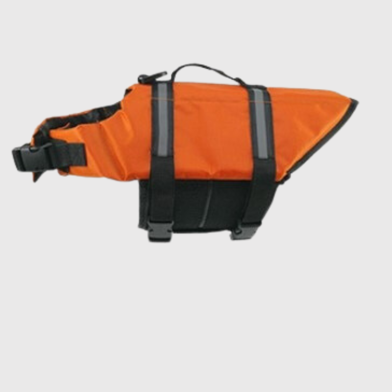 Gilet de flottaison pour chien orange