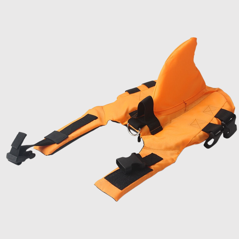 Gilet de sauvetage pour petit chien orange