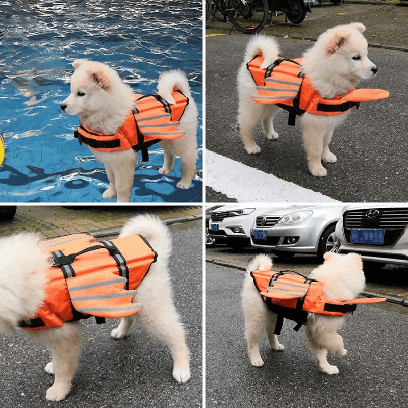 Gilet de sauvetage rigolo pour chien Rose chiot