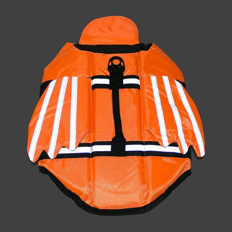 Gilet de sauvetage rigolo pour chien Orange nuir