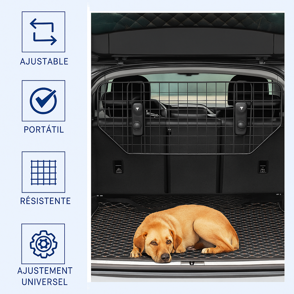 Grille Voiture Chien détails